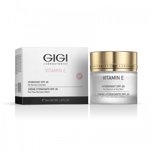 Vitamin E Moisturizer For Dry Skin\ Крем Увлажняющий Для Сухой Кожи, 50мл, GIGI