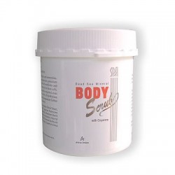 Dead Sea mineral body scrub / Минеральный скраб для тела с красным перцем, серия Body Care, 625мл, Body Care, ANNA LOTAN