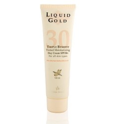 Moisturizing Day Cream SPF30 / Крем дневной солнцезащитный «Тройной эффект» SPF 30+, серия Liquid gold, 100мл, Liquid Gold, ANNA LOTAN
