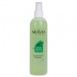 ARAVIA Professional Вода косметическая минерализованная с мятой и витаминами, 300мл, Средства до и после депиляции, ARAVIA