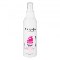 ARAVIA Professional Лосьон 2 в 1 против вросших волос и для замедления роста волос, 150мл, Домашняя серия, ARAVIA