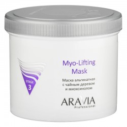 ARAVIA Professional Маска альгинатная с чайным деревом и миоксинолом Myo-Lifting, 550мл, Уход за кожей лица, ARAVIA