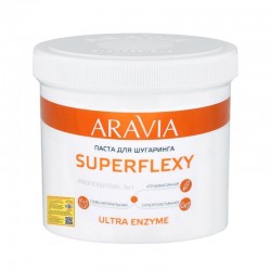 ARAVIA Professional Сахарная паста для шугаринга Superflexy Ultra Enzyme, 750гр, Сахарная паста и карамель, ARAVIA