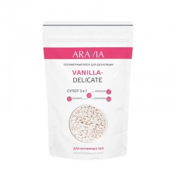ARAVIA Professional Полимерный воск для депиляции Vanilla-Delicate для интимных зон, 1000гр, Полимерные воски, ARAVIA