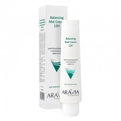 ARAVIA Professional Крем для лица балансирующий с матирующим эффектом, 100мл, Домашняя серия для лица, ARAVIA