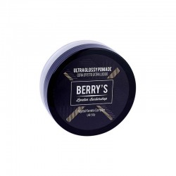 Моделирующая паста (помада) для волос с ультраблеском, 50 мл, Berry's Barber Line, BRELIL Professional
