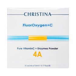 FluorOxygen +C Pure Vitamin C+Enzymes Powder - Пудра с энзимами и витамином С (шаг 4а), 100мл, FLUOROXYGEN + C, CHRISTINA