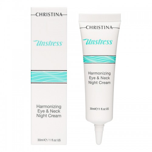 Unstress Harmonizing Night Cream for eye and neck- Гармонизирующий ночной крем для век и шеи, 30мл, UNSTRESS, CHRISTINA