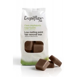 Воск горячий Depilflax шоколад, 1000гр