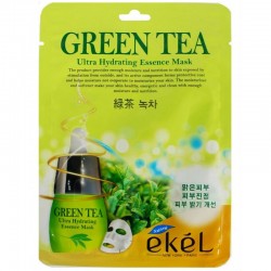 Ekel Green Tea Ultra Hydrating Essence Mask / Маска тканевая с экстрактом зеленого чая, 25 гр,, EKEL