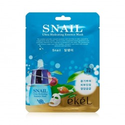 Ekel Snail Ultra Hydrating Essence Mask / Маска тканевая с улиточным муцином, 25 гр,, EKEL