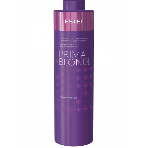 ESTEL Prima Blonde, Шампунь серебристый для холодных оттенков блонд, 1000 мл,, ESTEL PROFESSIONAL