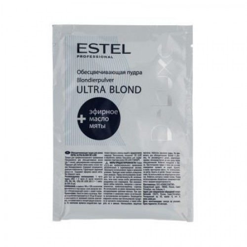 DeLuxe Пудра для волос Ultra Blond для осветления, 30 гр,, ESTEL PROFESSIONAL