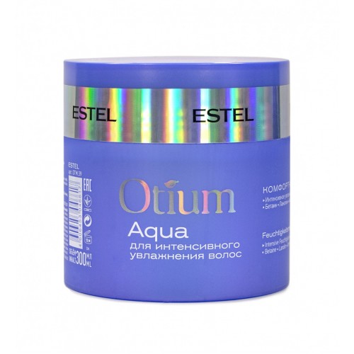ESTEL Otium Aqua, Маска комфорт для волос для глубокого увлажнения, 300 мл,, ESTEL PROFESSIONAL