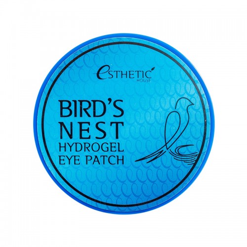 Bird's Nest Hydrogel Eyepatch / Гидрогелевые патчи для глаз Ласточкино гнездо, 60 шт (Срок годности до 05.2024), ESTHETIC HOUSE