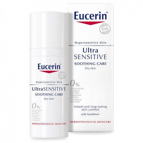 Эуцерин Ultrasensitiv, Крем дневной успокаивающий для чувствительной сухой кожи, 50 мл,, EUCERIN