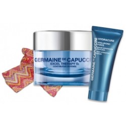 Excel Therapy O2 Lic Cr Juv 50+(Foulard+HF 30ml) / Набор (Крем 50 мл+Сыворотка 30 мл+Платок), Excel Therapy O2, Germaine de Capuccini
