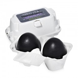 Charcoal Egg Soap / Мыло маска с древесным углем, 50 г*2, Egg Soap, HOLIKA HOLIKA