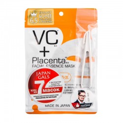 Placenta + Маска с плацентой и витамином C, 7 шт, Placenta +, JAPAN GALS