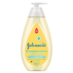 Johnson's Baby Шампунь и пенка для мытья и купания «От макушки до пяточек», 500 мл, От макушки до пяточек, JOHNSONS BABY
