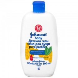 Johnson's Baby Гель-пена для душа Pure Protect, 300 мл, Pure Protect, JOHNSONS BABY