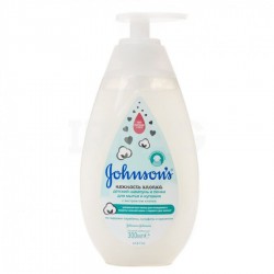 Johnson's Baby Шампунь-пенка для мутья и купания «Нежность хлопка», 300 мл, Нежность хлопка, JOHNSONS BABY