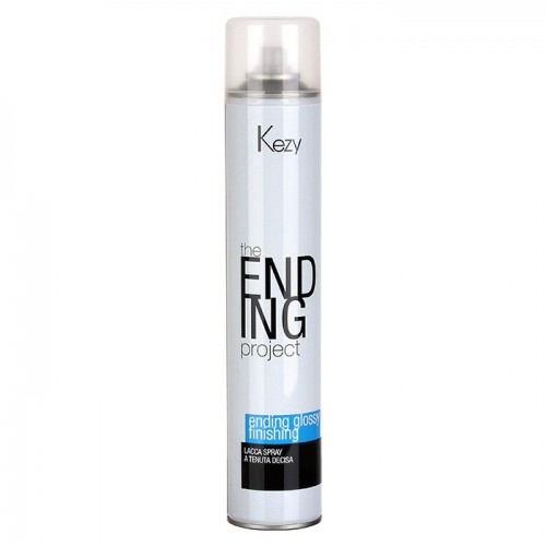 The Ending Project Ending Glossy Finishing Spray Firm Hold / Спрей-лак надежной фиксации, 500мл,, KEZY