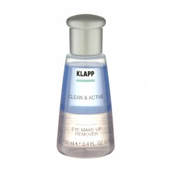 Средство для снятия макияжа c глаз, 100мл, CLEAN & ACTIVE, KLAPP