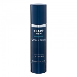 Wash & Shave - 2 in 1 Foam Gel / Гель для бритья и умывания, 100мл, MEN, KLAPP