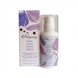Pearl White Alpha Cream / Жемчужный Альфа-крем, 50мл, Увлажнение, Питание, Защита, MAGIRAY