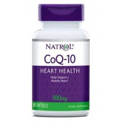 CoQ-10 (Коэнзим Q-10), 100 mg, 60 softgels,, NATROL