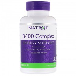 B-100 Complex (Комплекс витаминов группы В), 100 Tablets,, NATROL