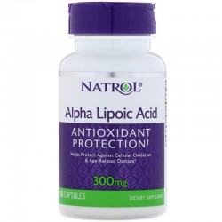 Alpha Lipoic acid (Альфа-липоевая кислота) 300 mg, 50 Capsules,, NATROL