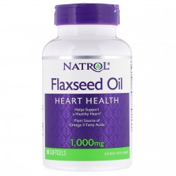 FlaxSeed Oil (Льняное масло) 1000 mg, 90 Capsules,, NATROL