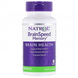 BrainSpeed Memory (Для памяти и скорости работы мозга), 60 Tablets,, NATROL