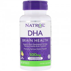 DHA Super Strength (ДГК Здоровье мозга), 500 mg, 30 softgels,, NATROL