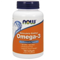 Омега-3 (Omega-3), 100 капсул,, NOW
