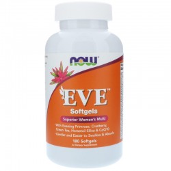 Ева (EVE) женские мультивитамины, 180 капсул,, NOW