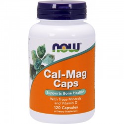 Кальций-Магний (Cal-Mag Caps), 120 капс,, NOW
