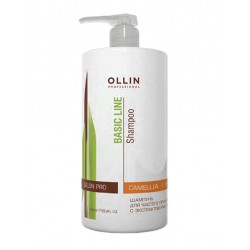 OLLIN BASIC LINE Шампунь для частого применения с экстрактом листьев камелии, 750 мл, BASIC LINE, OLLIN Professional