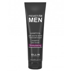 OLLIN PREMIER FOR MEN Шампунь для роста волос стимулирующий, 250 мл, PREMIER FOR MEN, OLLIN Professional