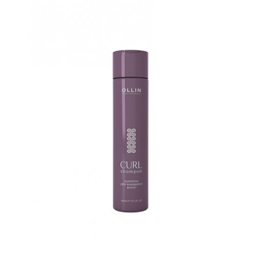 OLLIN CURL Шампунь для вьющихся волос, 300 мл, CURL & SMOOTH HAIR, OLLIN Professional