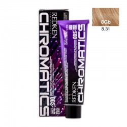 Chromatics 8GB / Краска для волос без аммиака, тон Золотой бежевый, 60мл, Chromatics, REDKEN