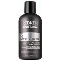 Silver Charge / Укрепляющий шампунь для нейтрализации желтизны волос, 300мл, For Men, REDKEN