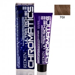 Chromatics Ultra Rich 7GI / Краска для волос, тон Золотой мерцающий, 60мл, Chromatics Ultra Rich, REDKEN