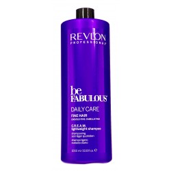 Be Fabulous C.R.E.A.M. Ежедневный уход для тонких волос, очищающий шампунь, 1000 мл, BE FABULOUS, REVLON PROFESSIONAL