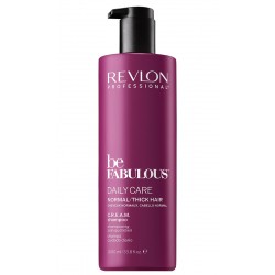 Be Fabulous C.R.E.A.M. Ежедневный уход для нормальных/густых волос, очищающий шампунь, 1000 мл, BE FABULOUS, REVLON PROFESSIONAL
