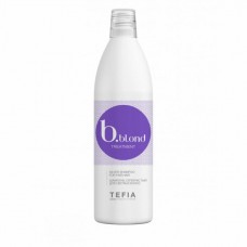 Tefia BBlond Treatment Шампунь для светлых волос серебристый, 1000 мл