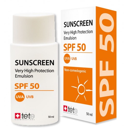 Солнцезащитный флюид Sunscreen SPF50, 50мл,, TETE