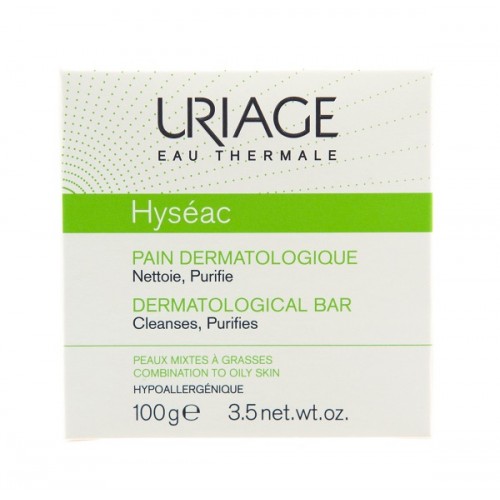 УРЬЯЖ Hyseac (Исеак) Дерматологическое мыло, брусок 100 гр, HYSEAC - Уход для смешанной и жирной кожи, URIAGE